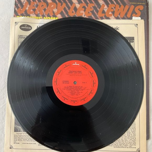 Jerry Lee Lewis: Touching Home Vintage Vinyl Record - Picture 6 of 10